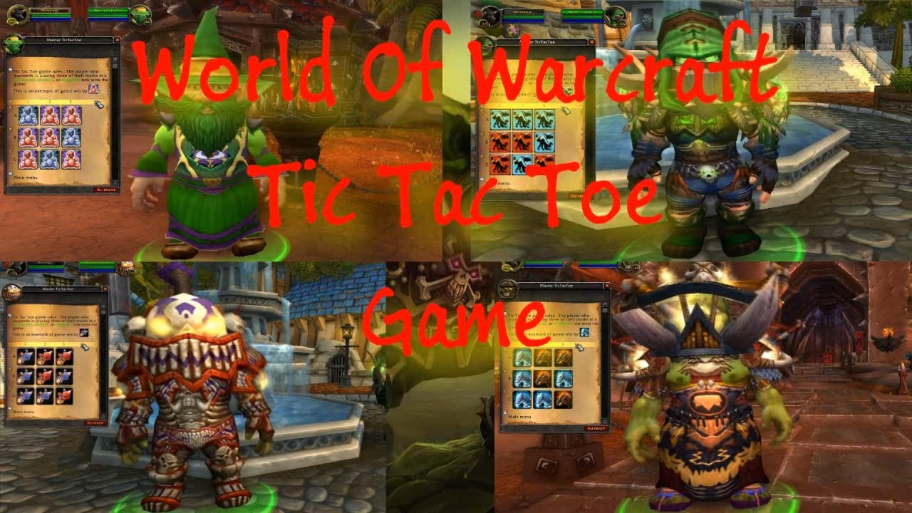 GitHub - azerothcore/mod-tic-tac-toe: World of Warcraft Tic Tac Toe game