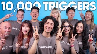 [ASMR] 10,000 TRIGGERS WITH FRIENDS! (10 ASMRtists)