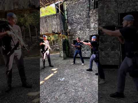 TESTE DE REAÇÃO IMEDIATA! #jowlegion #bandoleira #cqb #biomecanica #fundamentos