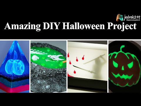 5 MOST Amazing DIY Halloween 🎃 Ideas from Epoxy RESIN