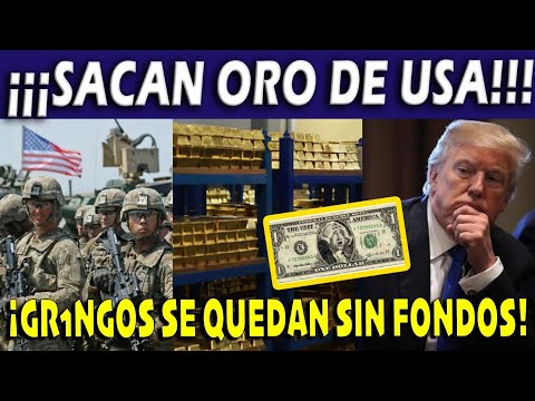 ¡URGENTE! SACAN ORO DE USA; GRING0S PIERDEN EL CONTROL ¡TRUMP RESPONDE!