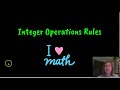 Mastering Integer Operation Rules