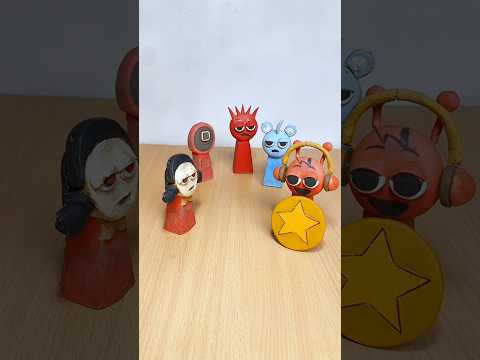 Sprunki made Dalgona cookies of Squid Game