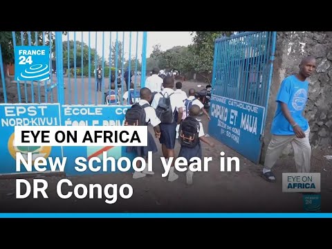 YouTube video thumbnail: DR Congo: Children Return to School in M23-Controlled Goma