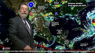 19 de agosto de 2025 Pronóstico del Tiempo 18h