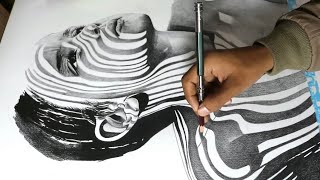 Drawing Portrait with pencils ✏️