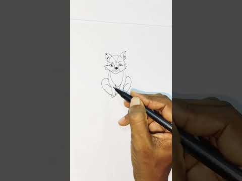 How To Draw A Fox For Kids Colouring Activities