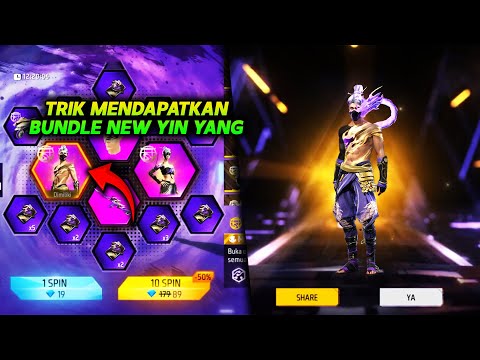 TRIK SPIN NEW BUNDLE YIN YANG FF !! TRIK SPIN BUNDLE MYSTIC AURA TERBARU FF !!