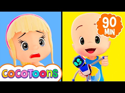 A canção das emoções 😭🤢🤩 e mais musicas infantis de Cleo e Cuquin  Cocotoons Brasil