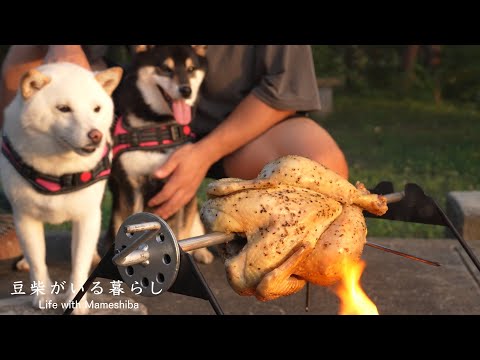 限界独身男がシャモを丸焼きにするファミリーキャンプ