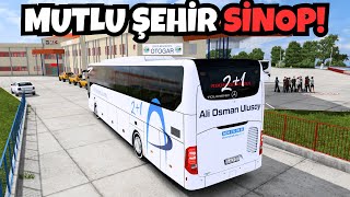 EN MUTLU ŞEHİR SİNOP'A GİTTİK !! | SAMSUN OTOGAR - SİNOP OTOGAR | ETS 2 MERCEDES TOURISMO OTOBÜS MOD