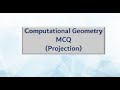 Projection Techniques in Geometry