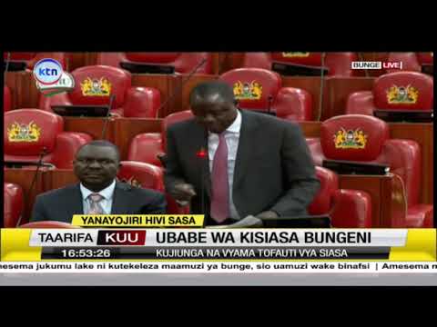 Hon Kaluma's take on majority in parliament: Seeks clarity from the speaker