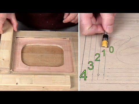 Tips for Routing,  in Sections, the Cutout for the Insert Plate