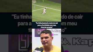 "EU TINHA MEDO DE CAIR" THIAGO SILVA FALOU SOBRE O FIM DE TEMPORADA TENSO DO FLU #shorts