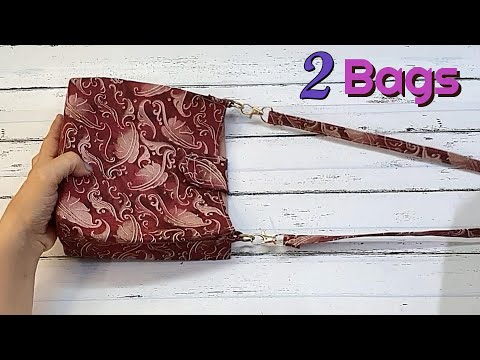 2 Different Bags for Different Occasions, Easy Step by Step Tutorial