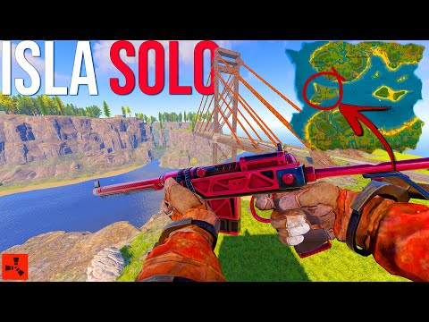Así es un WIPE EPICO en SOLITARIO en el MEJOR MAPA de RUST (Película)