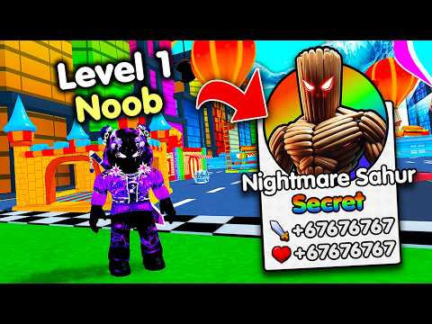 Starting Over as NOOB with OP SECRET in Brainrot Tsunami! (Roblox)