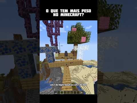 O que é mais pesado minecraft