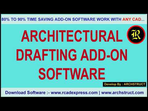 Advance CAD Architectural Drafting Add on Software...