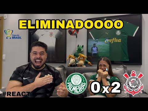 REACT REAÇÕES PALMEIRAS x CORINTHIANS | Casal Rivalidade
