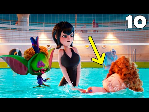 10 Secretos & Misterios Oscuros Escondidos en el Hotel Transilvania 3