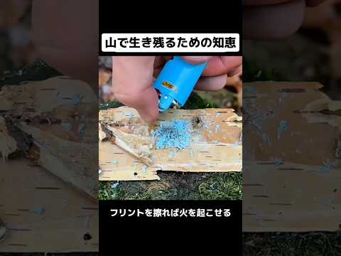 山で生き残るための知恵 #shots  #ショート  #ライフハック