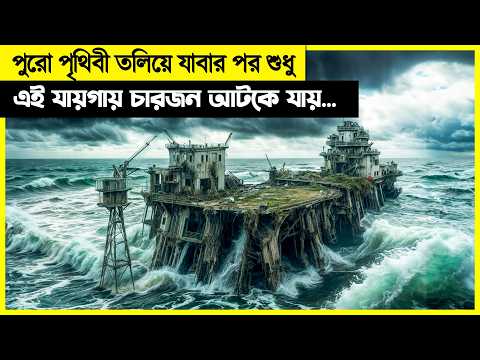 পুরো পৃথিবী পানির নিচে তলিয়ে যাওয়ার পর ৪ জন এখানে আটকে যায়! movie explain in bangla