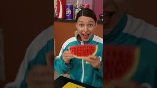 Remove Watermelon Seeds 🍉  #squidgame