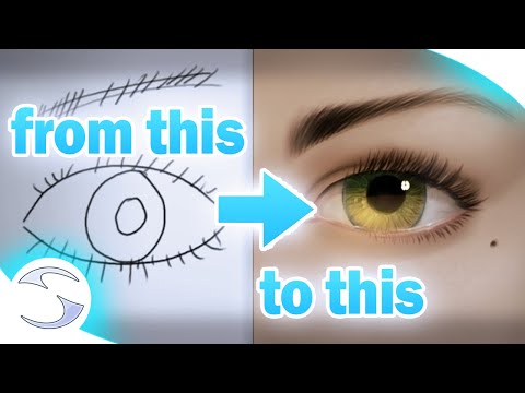 How to Improve an Eye (Iterative Drawing in Action)