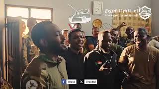 قيادة منطقة الشجرة والمدرعات يهنئان ابطال متحرك بحري وأم درمان  بالالتحام مع فرسان  الإشارة والقيادة