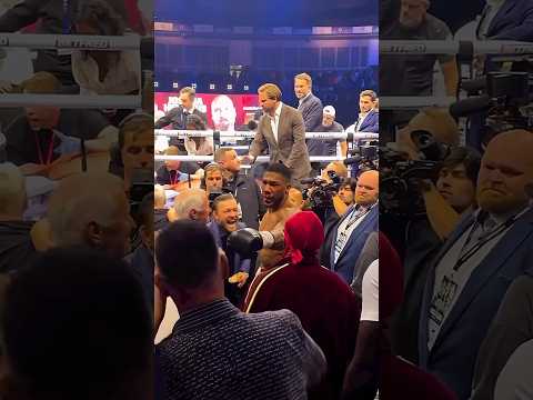 Conor McGregor and Anthony Joshua