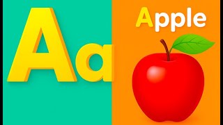 Phonics Song with TWO Words - A For Apple - ABC Alphabet Songs with Sounds for Children