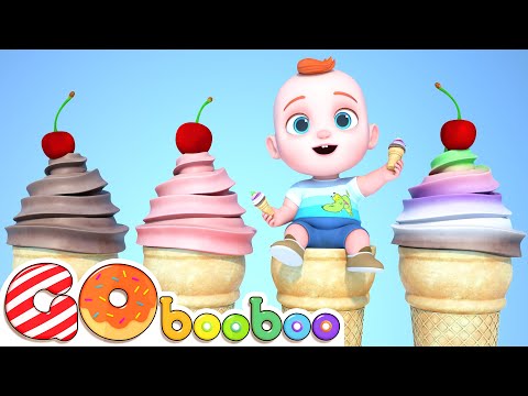 Canción Del Helado | Helado De Fruta Favorito | Helado Arcoiris | GoBooBoo Canciones Infantiles