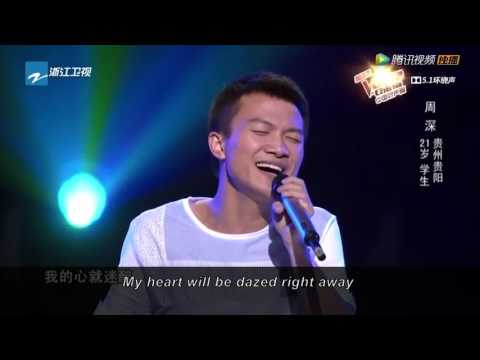 The Voice of China – Zhou Shen sings “Huan Yan”  (with English subtitles)