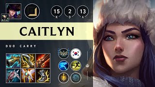 Caitlyn ADC vs Varus - KR Challenger Patch 25.15