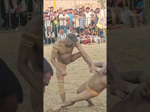 एक टांग का पहलवान viral हो गया कुश्ती kushti dangal