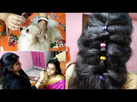 Bengali Vlog # ননদের বিয়েবাড়ির সাজ  | দেখতো কেমন লাগছে  | Indian wedding Guest Makeup look