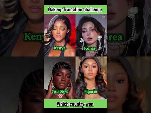 Drop a flag for the Country that nailed this makeup challenge 😍 #makeupchallenge  #makeup #trending