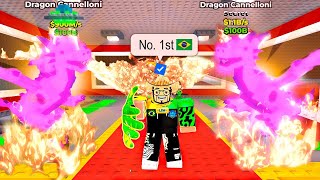 🔥 LIBEREI A BASE LAVA e FUI O 1º DO MUNDO com 2 DRAGONS GALAXY no BRAINROT!