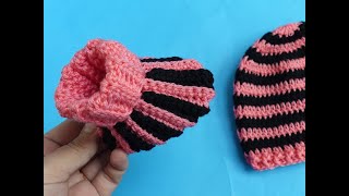 Crochet Baby Booties/Woolen Booties for winter/ Crochet Baby Shoes for beginners