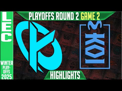 KC vs MKOI Highlights Game 2 | LEC Winter Playoffs Round 2 2025 | Karmine Corp vs Movistar KOI G2