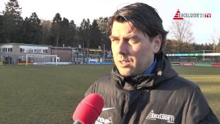 Screenshot van video Reactie Roeland ten Berge op CSV Apeldoorn - Excelsior'31 (0-4)