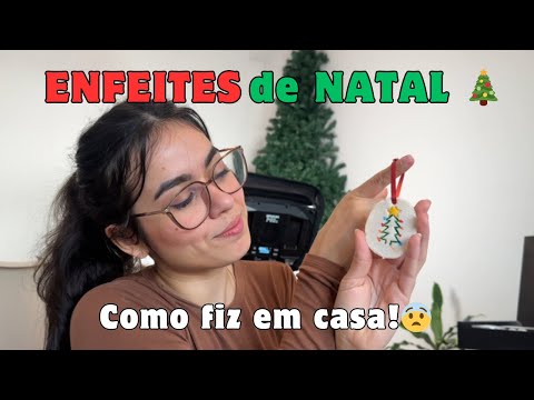 FIZ meu proprio enfeite de natal e GASTANDO POUCO! 😲🤑