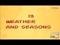 Seasons and Weather-Related Knowledge