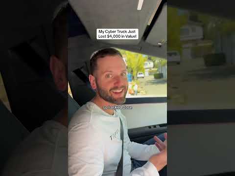 My Cyber Truck Just Lost $4,000 In Value!! #Shorts