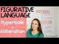 Exploring Hyperbole and Alliteration in Figurative Language