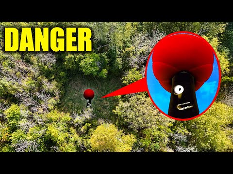 DRONE catches HORROR MR TREE SPRUNKI in REAL LIFE!! (its a BLOODY TRAP!)