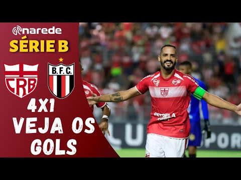 CRB VENCE BOTAFOGO SP E SAI DO Z4 - CRB 4 X 1 BOTAFOGO SP - SÉRIE B