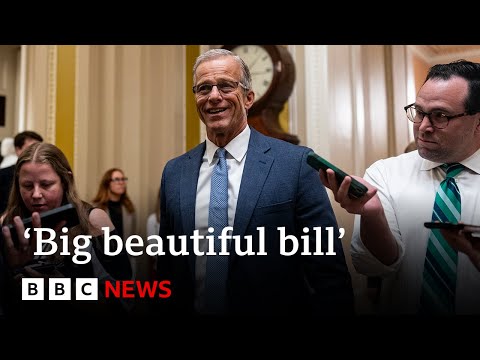 YouTube video thumbnail: US Senate Holds Marathon Vote on Donald Trump's 'Big Beautiful Bill' 
